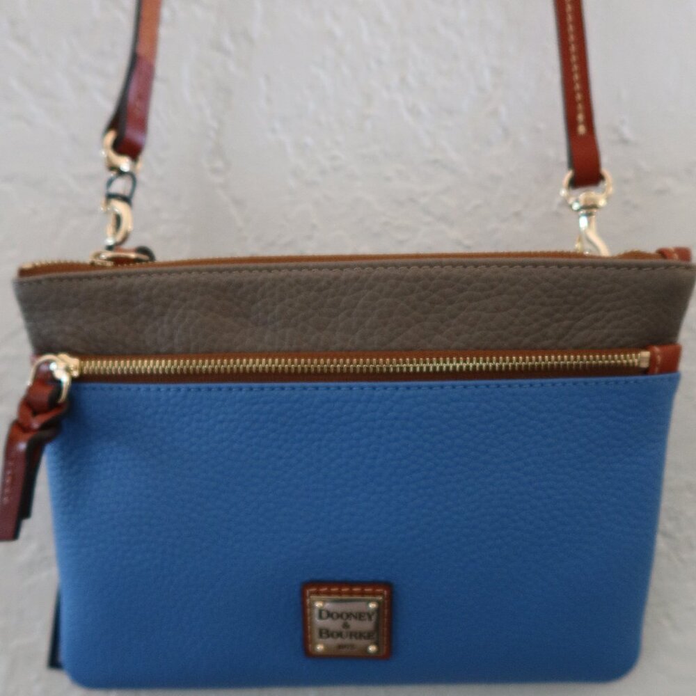 Dooney & Bourke Patsy Crossbody Pebble Leather Bag New